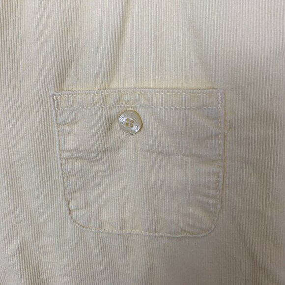 Baby Gap Corduroy Overalls Yellow Snap Leg Boys Girls Newborn NB - Picture 7 of 14